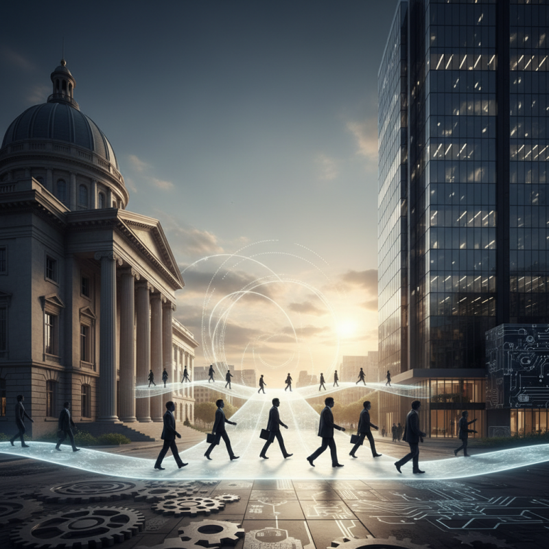 Illustration of Le cumul d’activités et les passages entre les secteurs public et privé | Le portail de la fonction publique