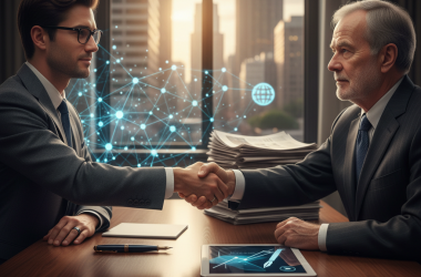 Illustration of La startup de journalisme par IA Symbolic.ai signe un accord avec News Corp de Rupert Murdoch