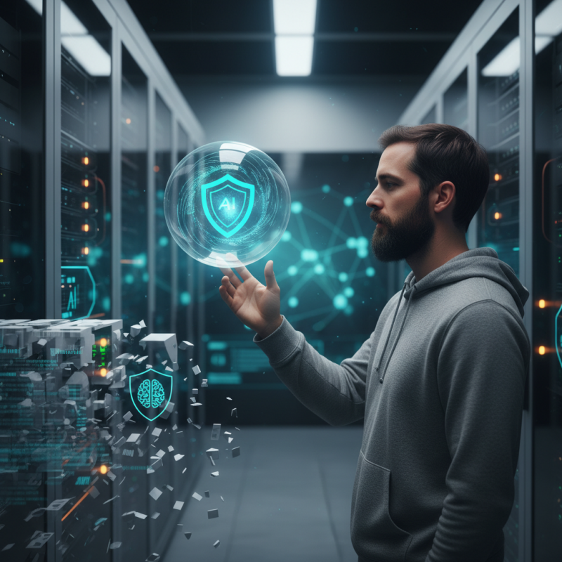 Illustration of Moxie Marlinspike a une alternative axée sur la confidentialité à ChatGPT