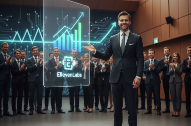 Illustration of Le PDG d'ElevenLabs annonce que la startup d'IA vocale a dépassé 330 millions de dollars de revenus récurrents annuels l'année dernière