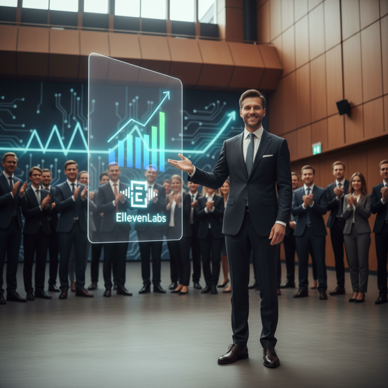 Illustration of Le PDG d'ElevenLabs annonce que la startup d'IA vocale a dépassé 330 millions de dollars de revenus récurrents annuels l'année dernière