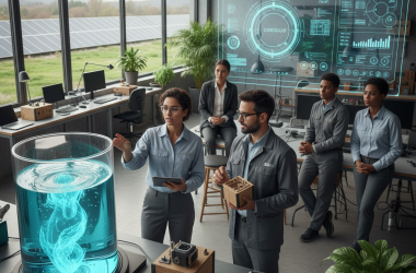 Illustration of Expert en mécanique des fluides ou en écoconception... De plus en plus d'entreprises recherchent des "compétences vertes" chez les candidats (et elles sont très techniques)