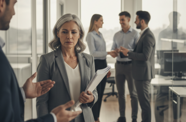 Illustration of Elle a 55 ans et on veut "la payer comme une débutante" après son arrêt pour soigner un cancer : au travail, les discriminations liées à l'âge frappent davantage les femmes