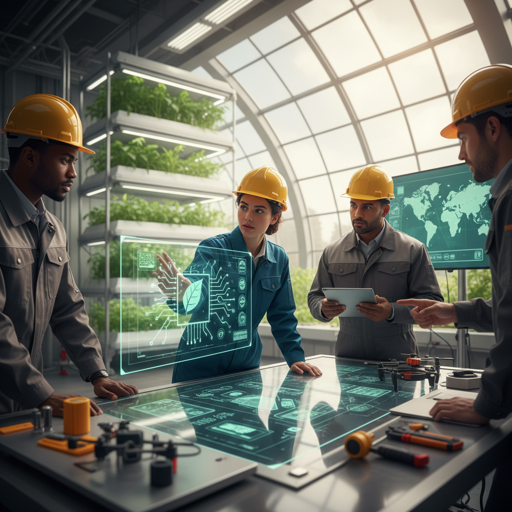 Illustration of Métiers verts : un marché de niche mais stratégique pour anticiper les besoins de compétences - Centre Inffo