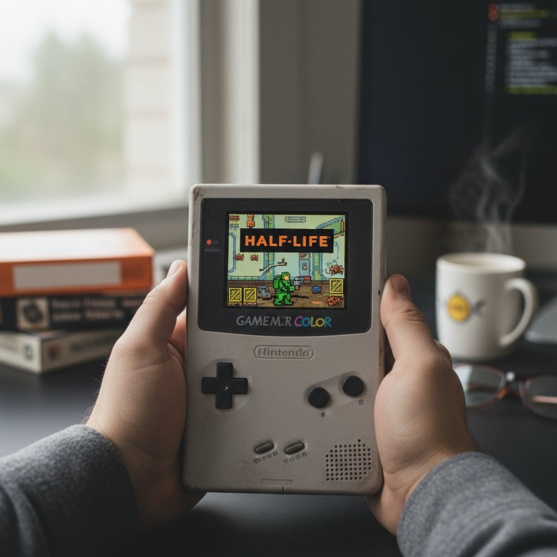 Illustration of Half-Life débarque sur la Game Boy Color | Le site de Korben