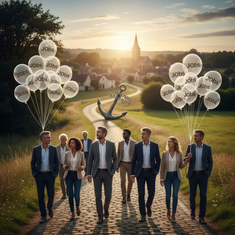 Illustration of "Pas de risque majeur que le chômage explose": pourquoi, malgré cinq trimestres consécutifs de baisse de l'emploi salarié, les économistes ne sont pas (trop) pessimistes pour la France