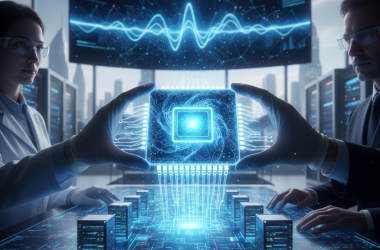 Illustration of Lancement par Nvidia de la nouvelle architecture de puces Rubin, puissante et innovante