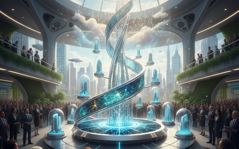 Illustration of Voici les 55 startups américaines en IA qui ont levé 100 millions de dollars ou plus en 2025