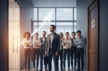 Illustration of Le seul moyen d'être augmenté c'est de changer d'entreprise? 30% des salariés français le pensent alors que les employeurs seront chiches cette année