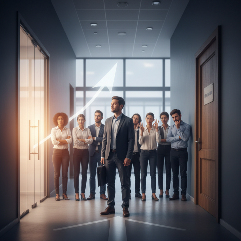 Illustration of Le seul moyen d'être augmenté c'est de changer d'entreprise? 30% des salariés français le pensent alors que les employeurs seront chiches cette année