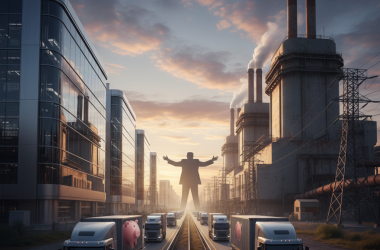 Illustration of L'administration Trump veut que les entreprises technologiques achètent pour 15 milliards de dollars de centrales électriques qu'elles pourraient ne pas utiliser