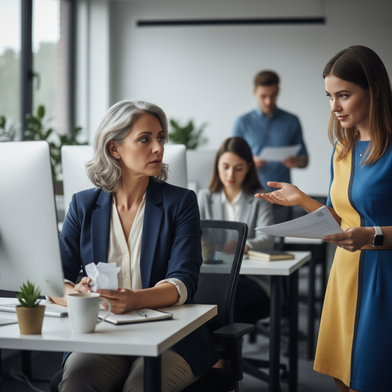 Illustration of Elle a 55 ans et on veut "la payer comme une débutante" après son arrêt pour soigner un cancer : au travail, les discriminations liées à l'âge frappent davantage les femmes