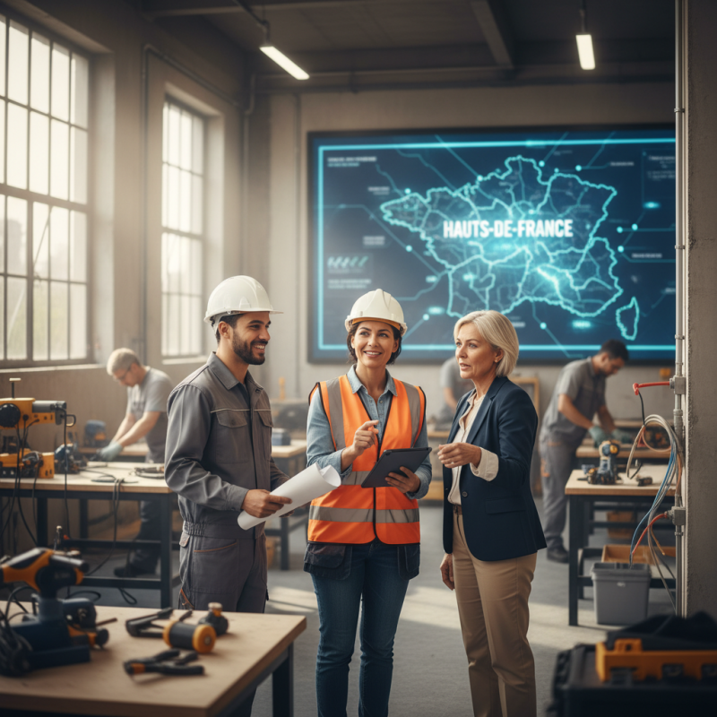 Illustration of Rémunération de fin de formation (RFF) : un nouveau métier éligible en Hauts-de-France - Centre Inffo