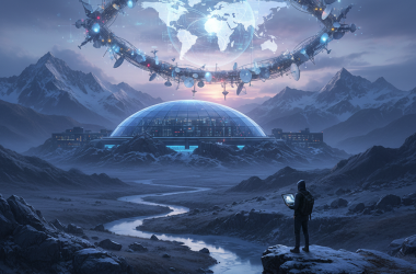 Illustration of Palantir - L'histoire secrète de l'œil numérique qui voit tout | Le site de Korben