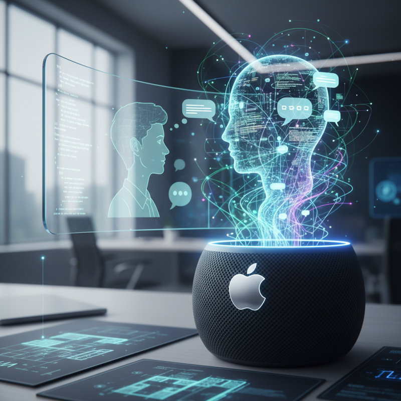 Illustration of Apple prévoit de transformer Siri en un chatbot IA, selon un rapport