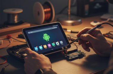 Illustration of Débrider son Echo Show pour supprimer les pubs Amazon et installer Android | Le site de Korben