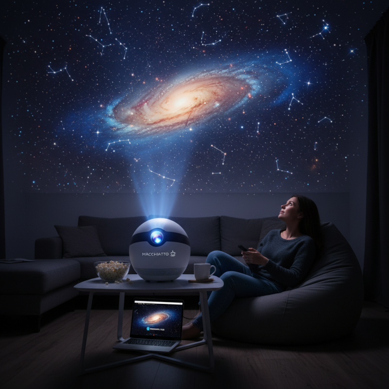 Illustration of Test du Macchiatto Pro : un super planétarium HD pas cher pour la maison | Le site de Korben