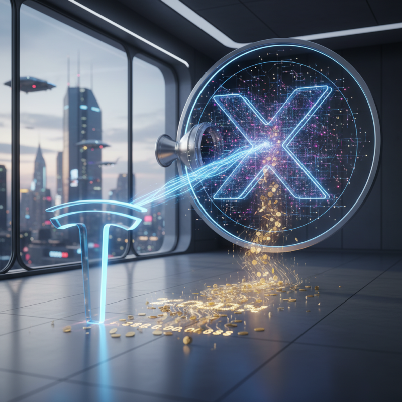 Illustration of Tesla investit 2 milliards de dollars dans xAI d’Elon Musk