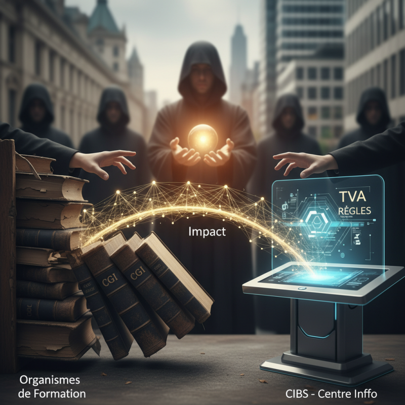 Illustration of Impact pour les organismes de formation du transfert des règles TVA du CGI au CIBS - Centre Inffo