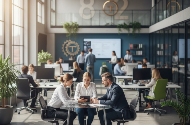 Illustration of 82% des employeurs des apprentis du supérieur exercent dans le secteur tertiaire - Centre Inffo