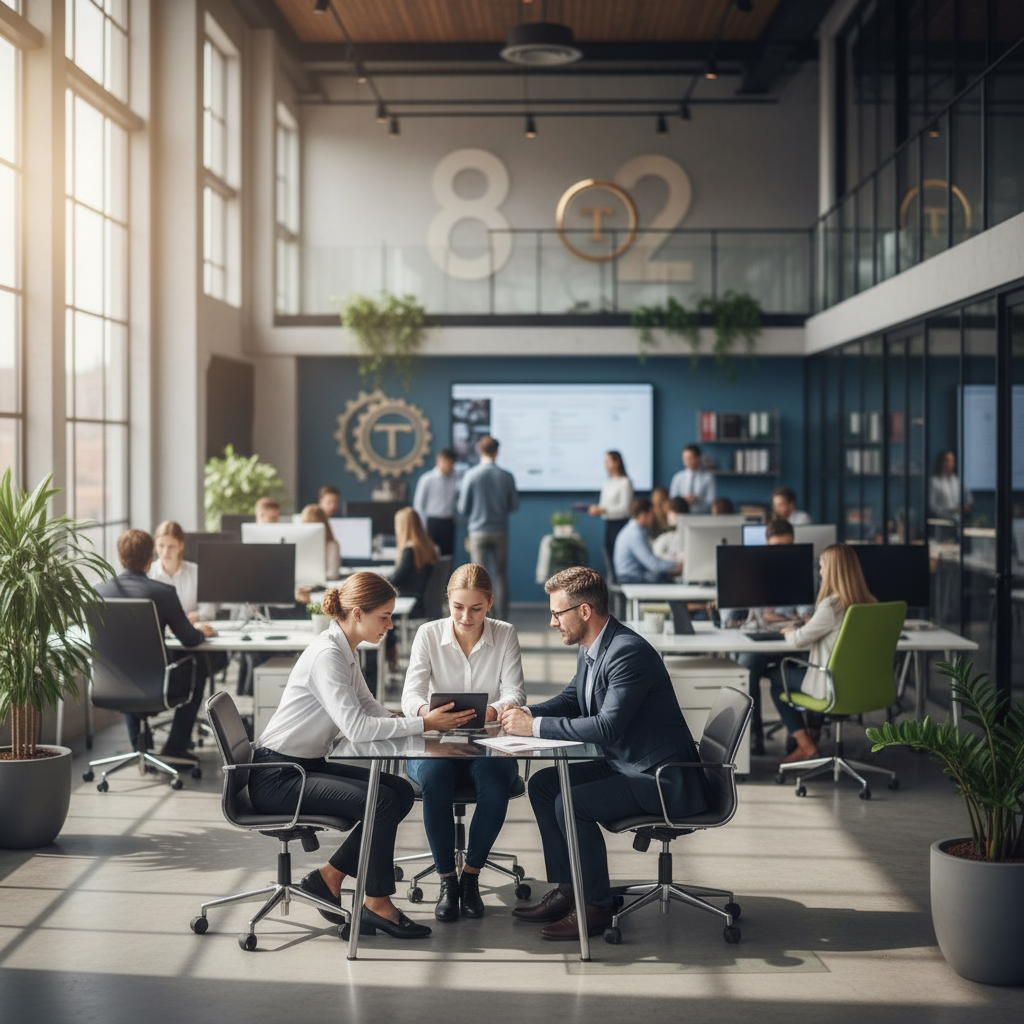 Illustration of 82% des employeurs des apprentis du supérieur exercent dans le secteur tertiaire - Centre Inffo