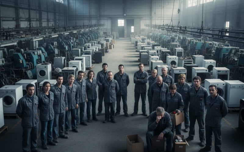 Illustration of "C'est un traumatisme": Brandt est liquidé, le dernier grand fabricant d'électroménager français va disparaître, il compte 700 salariés