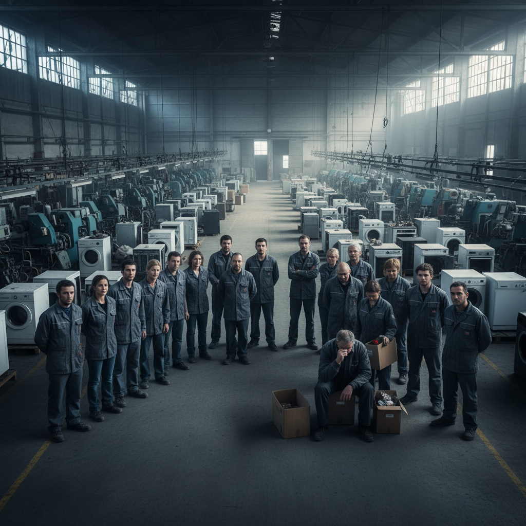 Illustration of "C'est un traumatisme": Brandt est liquidé, le dernier grand fabricant d'électroménager français va disparaître, il compte 700 salariés