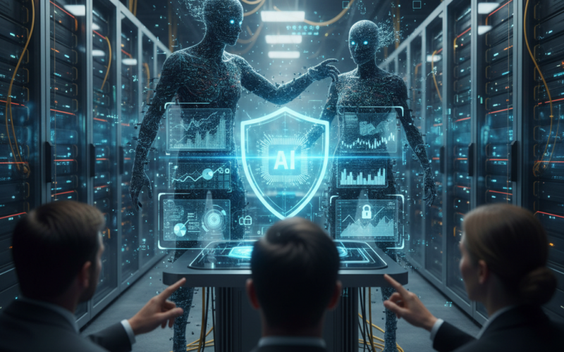 Illustration of Agents délinquants et IA fantôme : pourquoi les investisseurs misent gros sur la sécurité de l'IA