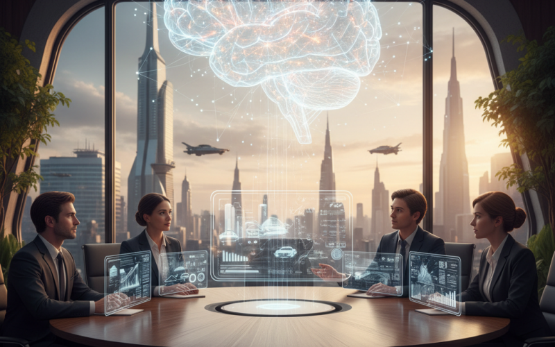 Illustration of IA : penser la formation des dirigeants d’entreprises de demain - Centre Inffo