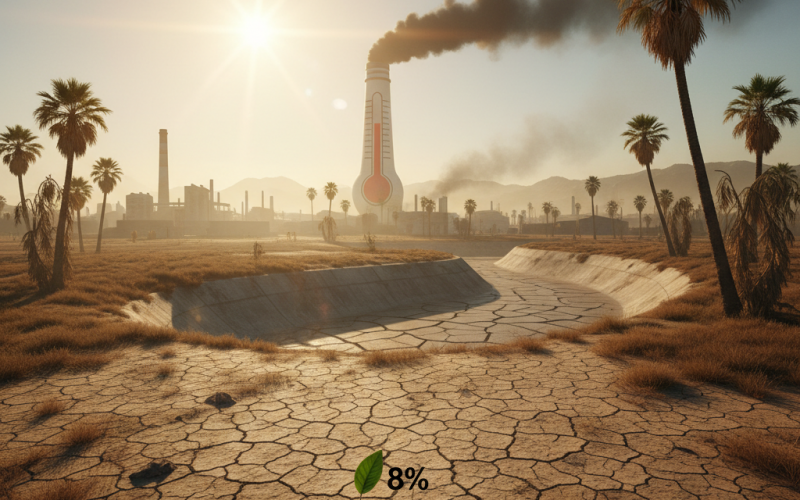 Illustration of Seuls 8% des accords d'entreprise prennent vraiment en compte la canicule (et ce sont les régions les plus chaudes qui s'en préoccupent le moins)