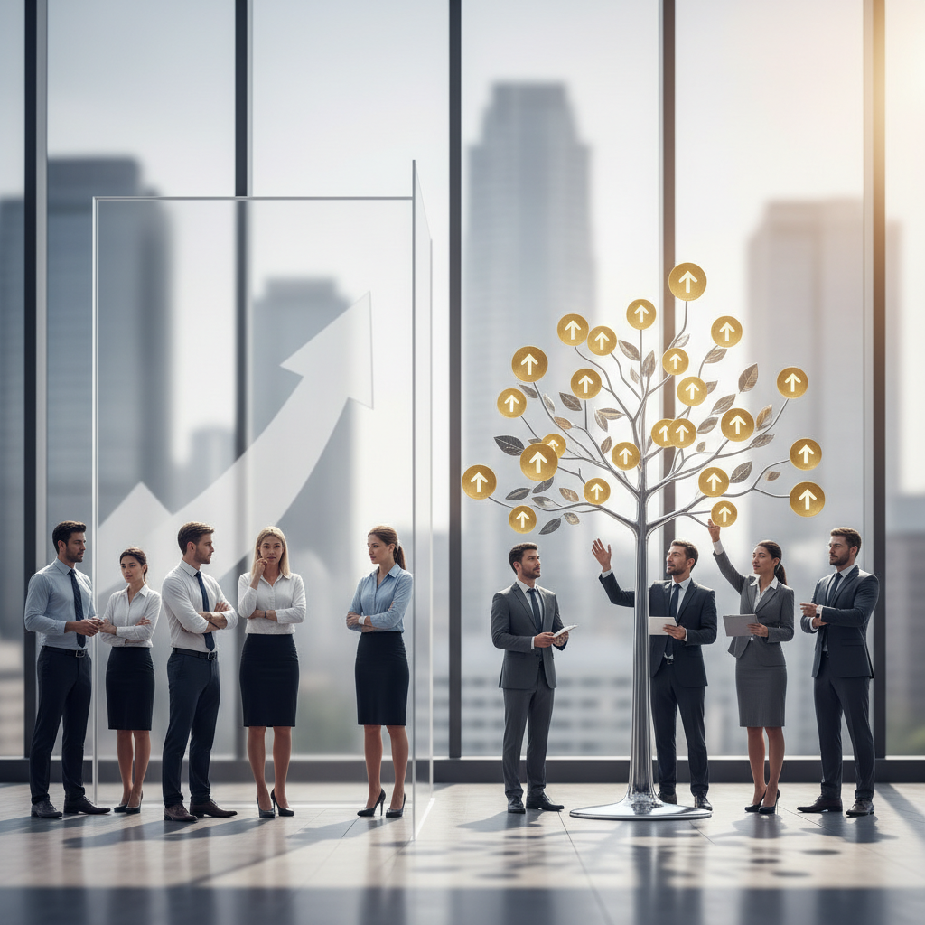 Illustration of Les hausses de salaires pour tout le monde, c’est fini : en 2026, les entreprises privilégient les augmentations individuelles au mérite