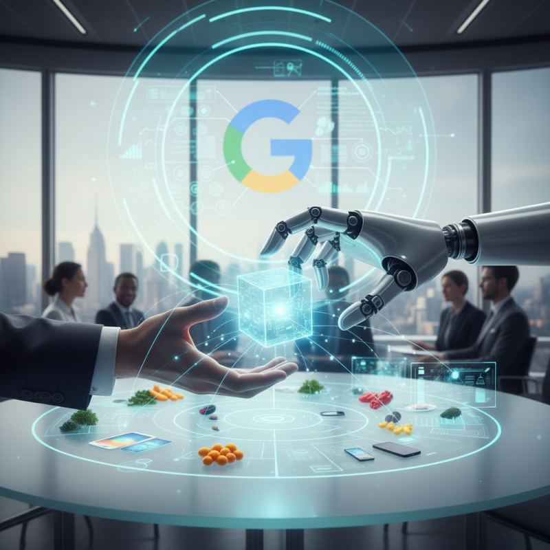 Illustration of Google annonce un nouveau protocole pour faciliter le commerce avec des agents IA