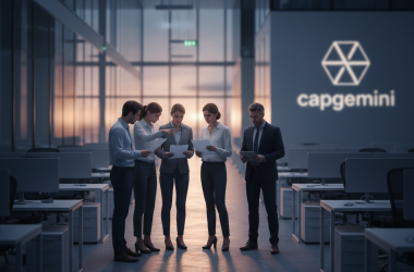 Illustration of Le groupe veut supprimer 2 400 postes : Capgemini lance un plan de départ sur la base du volontariat, mais des salariés accusent l'entreprise de pousser plus fortement certains vers la sortie