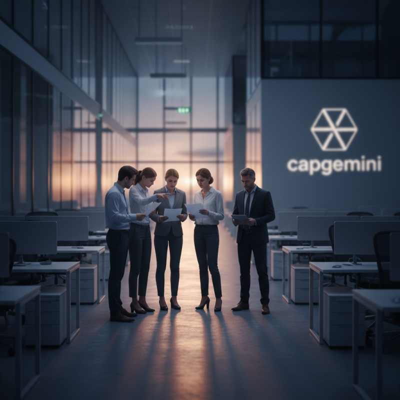 Illustration of Le groupe veut supprimer 2 400 postes : Capgemini lance un plan de départ sur la base du volontariat, mais des salariés accusent l'entreprise de pousser plus fortement certains vers la sortie