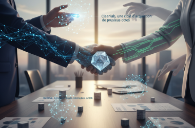 Illustration of Handshake, le fournisseur de data-labeling basé sur l'IA, acquiert Cleanlab, une cible d'acquisition de plusieurs autres