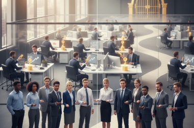 Illustration of Les hausses de salaires pour tout le monde, c’est fini : en 2026, les entreprises privilégient les augmentations individuelles au mérite