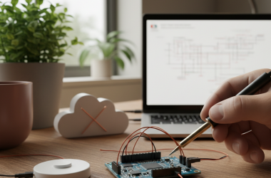 Illustration of ESPHome - Transformez un ESP32 à 5 euros en capteur domotique sans dépendre du cloud - Korben