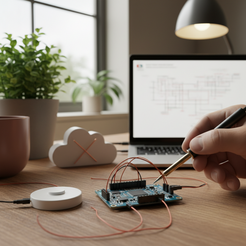 Illustration of ESPHome - Transformez un ESP32 à 5 euros en capteur domotique sans dépendre du cloud - Korben
