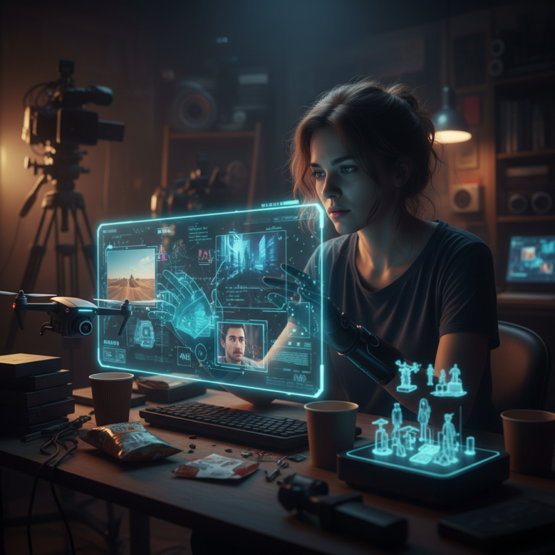 Illustration of La promesse de l'IA aux cinéastes indépendants : plus rapide, moins cher, plus solitaire