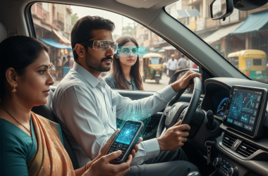 Illustration of India’s Sarvam wants to bring its AI models to feature phones, cars and smart glasses