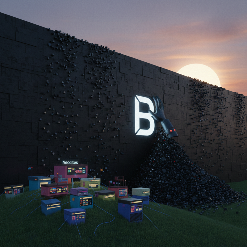 Illustration of Neocities - Bing blackliste 1,5 million de sites et s'en tape - Korben