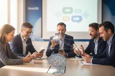 Illustration of Thalès forme ses formateurs internes par SMS - Centre Inffo