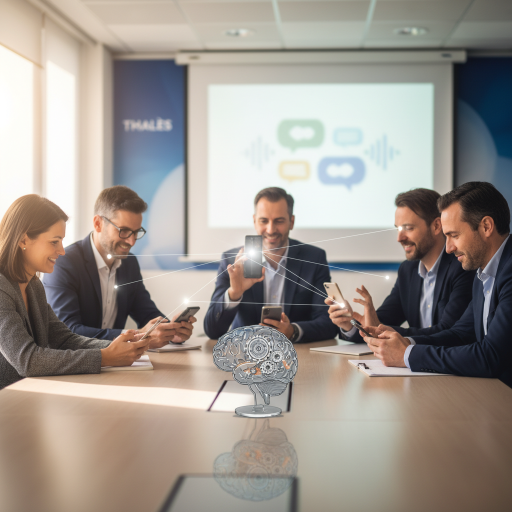 Illustration of Thalès forme ses formateurs internes par SMS - Centre Inffo