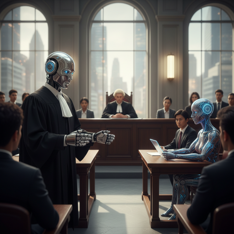 Illustration of Peut-être que les agents d'IA peuvent devenir avocats après tout