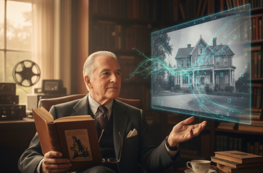 Illustration of Bon, je suis un peu moins furieux à propos du projet d'IA pour 'Les Amberson' de Welles