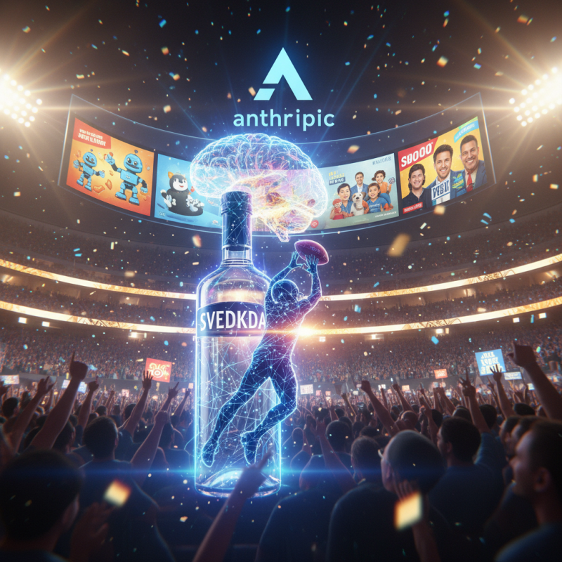 Illustration of De Svedka à Anthropic, les marques font des jeux audacieux avec l'IA dans les publicités du Super Bowl