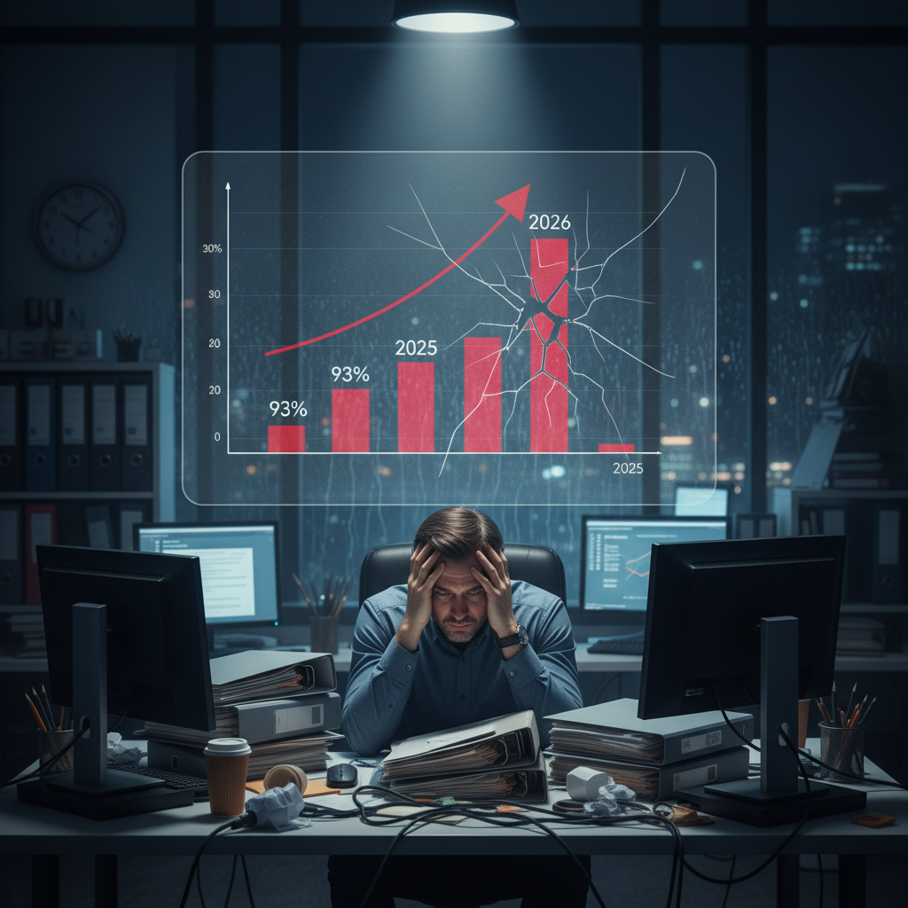 Illustration of 93 % des RH stressés en 2025 : le point de rupture pour 2026 ?