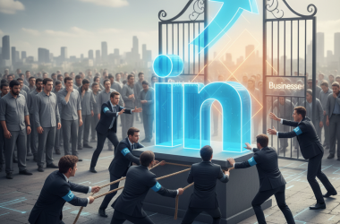 Illustration of France Travail aide les entreprises à recruter via Linkedin, les syndicats craignent que les conseillers ne se transforment en "chasseurs de têtes" au détriment des chômeurs