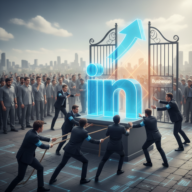 Illustration of France Travail aide les entreprises à recruter via Linkedin, les syndicats craignent que les conseillers ne se transforment en "chasseurs de têtes" au détriment des chômeurs