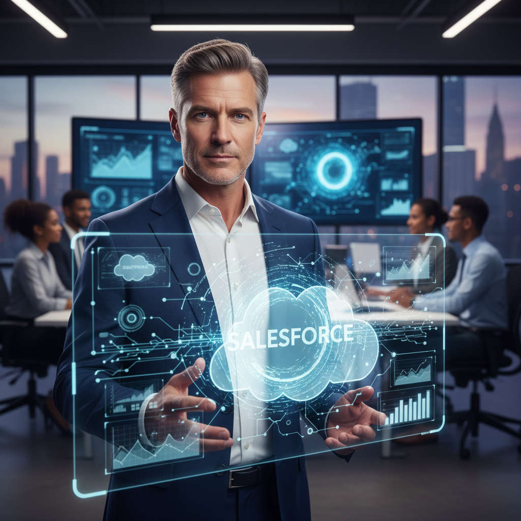 Illustration of L'ancien VC de Founders Fund, Sam Blond, lance une startup de vente IA pour bouleverser Salesforce